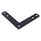 Hampton Hampton 12 in. H X 12 in. W X 3/16 in. D Black Steel Corner Plate 02-3411-405 - alternate 5